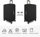 7-Mi 7Mi Travel Luggage Cover Protector Washable Suitcase Protector Antiscratch Spandex Baggage Covers Fits 2325 Inch Luggage