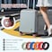 Wanzhuango 8 Pcs Upgrade Luggage Wheel Covers Carry On Luggage SuitcasesWearResistant AntiNoise Silicone Wheel Protective Covers for 224 Spinner WheelEssential Travel Accessories Brown