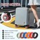 Wanzhuango 8 Pcs Upgrade Luggage Wheel Covers Carry On Luggage SuitcasesWearResistant AntiNoise Silicone Wheel Protective Covers for 224 Spinner WheelEssential Travel Accessories Brown