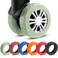 Wanzhuango 8 Pcs Upgrade Luggage Wheel Covers Carry On Luggage SuitcasesWearResistant AntiNoise Silicone Wheel Protective Covers for 224 Spinner WheelEssential Travel Accessories Green