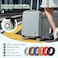 Wanzhuango 8 Pcs Upgrade Luggage Wheel Covers Carry On Luggage SuitcasesWearResistant AntiNoise Silicone Wheel Protective Covers for 224 Spinner WheelEssential Travel Accessories Green