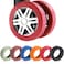 Wanzhuango 8 Pcs Upgrade Luggage Wheel Covers Carry On Luggage SuitcasesWearResistant AntiNoise Silicone Wheel Protective Covers for 224 Spinner WheelEssential Travel Accessories Red