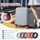 Wanzhuango 8 Pcs Upgrade Luggage Wheel Covers Carry On Luggage SuitcasesWearResistant AntiNoise Silicone Wheel Protective Covers for 224 Spinner WheelEssential Travel Accessories Red