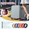 Wanzhuango 8 Pcs Upgrade Luggage Wheel Covers Carry On Luggage SuitcasesWearResistant AntiNoise Silicone Wheel Protective Covers for 224 Spinner WheelEssential Travel Accessories Red