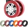 Wanzhuango 8 Pcs Upgrade Luggage Wheel Covers Carry On Luggage SuitcasesWearResistant AntiNoise Silicone Wheel Protective Covers for 224 Spinner WheelEssential Travel Accessories Red