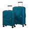 American Tourister Airconic Hardside Expandable Luggage with Spinners Deep Ocean 2PC SET CarryonMedium