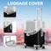 ANNA QUEEN Panda Family Luggage Cover Cute Panda Design Suitcase Protector Stretchable Washable Travel Sleeve for 2022 Inch Luggage