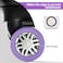 AWINNER Luggage Wheel Covers 8 Pack UpgradedSilicone Luggage Wheel Protector Covers for most 8 Spinner Wheel Suitcases or Office Chair CasterDurableMute and Shock Absorption Purple