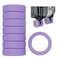 AWINNER Luggage Wheel Covers 8 Pack UpgradedSilicone Luggage Wheel Protector Covers for most 8 Spinner Wheel Suitcases or Office Chair CasterDurableMute and Shock Absorption Purple