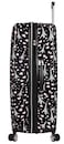 Betsey Johnson 30 Inch Checked Luggage Collection Expandable Scratch Resistant ABS PC Hardside Suitcase Designer Lightweight Bag with 8Rolling Spinner Wheels Paris Love
