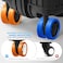 DGMDGS 16 Pack Upgrade Luggage Wheel Covers Silicone Protective Covers for 224 Spinner Wheel WearResistant AntiNoise Travel Accessories for CarryOn Suitcases BlueOrange