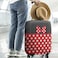 dicilly Luggage Cover Protector Suitcase Cover Fashion Suitcase Cover Baggage Covers Fit 2932 Inch Luggage Red Bow
