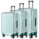 Dimeho 3 Pcs Clear Luggage Cover Protector Thicken TSA Approved Suitcase Protector 20 PVC Waterproof Covers Transparent Luggage Protective Cover Case for Wheeled Suitcase