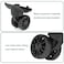 Ech.Apr EchApr 1 Pair Luggage Wheels Replacement Black Suitcase Replacement Parts Caster Trunk Wheels Luggage Suitcase Trolley DoubleRow Wheels