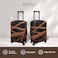 Explore Land Travel Luggage Cover Suitcase Protector Fits 1822 Inch Case Gold Fragile S