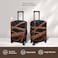 Explore Land Travel Luggage Cover Suitcase Protector Fits 1822 Inch Case Gold Fragile S