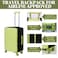FABULWAY Clear Luggage Cover Protectors For SuitcasesElastic Transparent waterproof PVC Suitcase Covers Protector Fit 2030 Inch wheeled Luggage 20