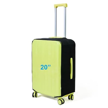 FABULWAY Clear Luggage Cover Protectors For SuitcasesElastic Transparent waterproof PVC Suitcase Covers Protector Fit 2030 Inch wheeled Luggage 20