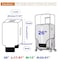 FABULWAY Clear PVC Suitcase Cover Protectors Transparent Luggage Cover Waterproof Wheeled Suitcase Dust Covers Dustproof Travel Luggage Sleeve Protector 26
