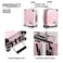 FABULWAY Suitcase Cover Clear PVC Luggage Protector Cover Transparent Travel Luggage Covers for Suitcase waterproof Wheeled Suitcase Cover 22