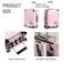 FABULWAY Suitcase Cover Clear PVC Luggage Protector Cover Transparent Travel Luggage Covers for Suitcase waterproof Wheeled Suitcase Cover 22