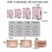 FABULWAY Suitcase Cover Clear PVC Luggage Protector Cover Transparent Travel Luggage Covers for Suitcase waterproof Wheeled Suitcase Cover 22