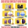 GigabitBest 24 Inch Clear Suitcase Cover 20242830 Inch PVC Suitcase Protectors Waterproof Dustproof and AntiScratch Luggage Cover Black Trim Standard Edition