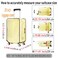 GigabitBest 28 Inch Clear Suitcase Cover 20242830 Inch PVC Suitcase Protectors Waterproof Dustproof and AntiScratch Luggage Cover Black Trim Standard Edition