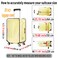 GigabitBest 28 Inch Clear Suitcase Cover 20242830 Inch PVC Suitcase Protectors Waterproof Dustproof and AntiScratch Luggage Cover Black Trim Standard Edition