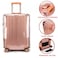 goldhik 3PCS Clear PVC Luggage Cover Protectors Thicken Transparent Waterproof Suitcase for Travel Airplane 202428