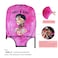 hswosnas Luggage Cover Approved Cute Travel Suitcase Protector Pink Black Girl Elastic Washable Suitcase Covers for 1820 Inch LuggageS