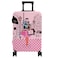 hswosnas Luggage Cover Approved Travel Suitcase Protector Pink Plaid Fashion Girly Covers Elastic Washable Antiscratch Suitcase for 2528 Inch LuggageL