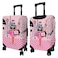 hswosnas Luggage Cover Approved Travel Suitcase Protector Pink Plaid Fashion Girly Covers Elastic Washable Antiscratch Suitcase for 2528 Inch LuggageL