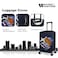 HYPER VENTURE Washable Luggage Cover Fashion Suitcase Protector Fits 1822 Inch Luggage Journey S