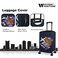 HYPER VENTURE Washable Luggage Cover Fashion Suitcase Protector Fits 1822 Inch Luggage Journey S