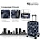 HYPER VENTURE Washable Luggage Cover Fashion Suitcase Protector Fits 2730 Inch Luggage Sparkler L