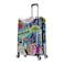 InUSA Las Vegas Print Luggage with Spinner Wheels Durable Lightweight Hardside Suitcase Travel Bag with Handle and Trolley 28Inch Large Checked luggage