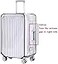 JenKin Luggage Protector Suitcase Cover PVC Waterproof Travel Suitcase Fits Most 20 to 3028