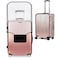 JZRSuitcase 24inch Luggage Cover Protector Clear PVC Waterproof Suitcase Covers Travel Luggage sleeves protective Tsa Approved