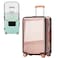 JZRTravel 30 inch Suitcase Cover for Luggage Protector Clear PVC Waterproof Baggage Protective Cover for Tsa Approved Travel Sleeve Case