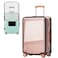 JZRTravel 30 inch Suitcase Cover for Luggage Protector Clear PVC Waterproof Baggage Protective Cover for Tsa Approved Travel Sleeve Case
