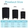 Kajaia 3 Pcs Luggage Cover Suitcase Protector Travel Suitcase Cover Anti Scratch Luggage Protector Washable Fits 1828 Inch Luggage Black