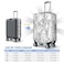 Lukbfall Black And White Marble Luggage Suitcase Covers Elastic Washable Luggage Protector Travel Suitcase Protective Cover For Kid And Adult Xl Fit 2932 Inch Luggage