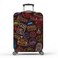 MAYJOYDIY Stamp Travel Luggage Cover Postmarks Pattern Elastic Baggage Covers Airplane DustProof Suitcase Sleeve AntiScratch Washable Suitcase Protector S Fit 1820inch45cm50cm Luggage