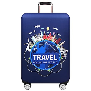 MosaiRudo Thicker Luggage Cover Elastic Suitcase Cover Protector Fits 1832 Inch Suitcase Travel Accessories Travel S