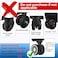 NCANBUS 16Pack Luggage Wheel Covers Luggage Wheel Protector Covers for 224 inches Wheels SuitcasesAntiScratch Noise Reduction Design Silicone MaterialDurable Travel Case Accessories