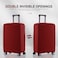 RainVillage Travel Luggage Cover ScratchResistant Fit 1931 Inch Claret 2XL 3031 inch