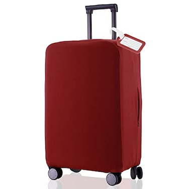 RainVillage Travel Luggage Cover ScratchResistant Fit 1931 Inch Claret 2XL 3031 inch