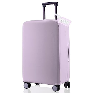 RainVillage Travel Luggage Cover ScratchResistant Fit 1931 Inch Lavender Purple 2XL 3031 inch