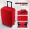 RainVillage Travel Luggage Cover ScratchResistant Fit 1931 Inch Red S1921 inch